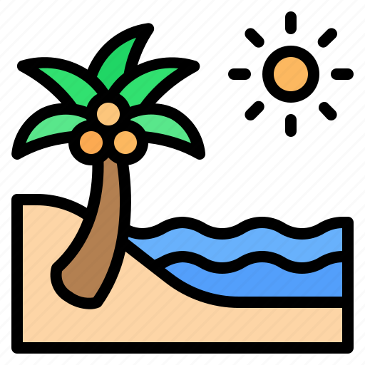 Beach, sea, ocean, summer, travel, holiday, vacation icon - Download on Iconfinder