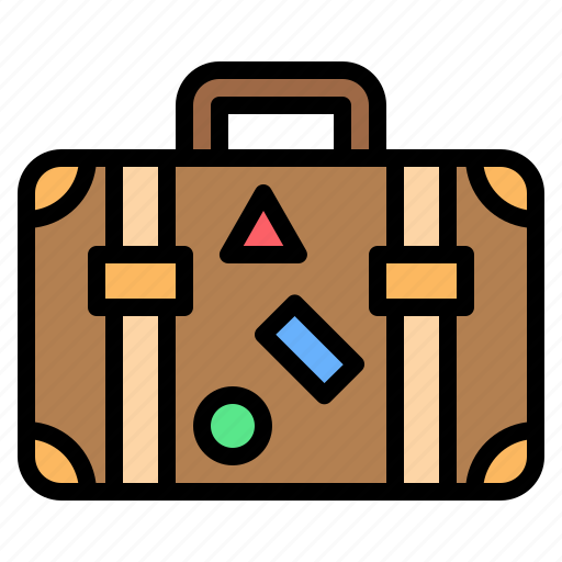 Suitcase, baggage, luggage, bag, travel, holiday, vacation icon - Download on Iconfinder