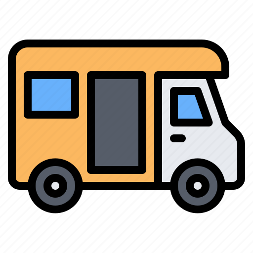 Caravan, camper, van, car, vehicle, travel, transportation icon - Download on Iconfinder
