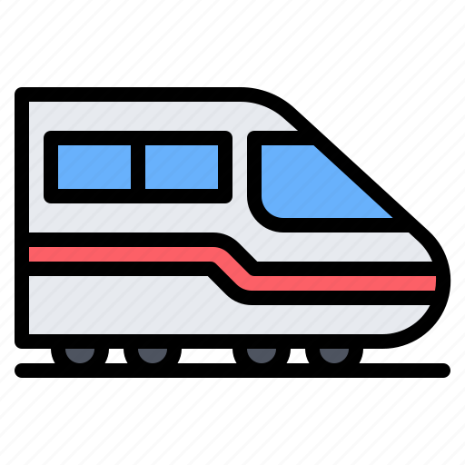 Train, subway, railway, locomotive, transport, transportation, travel icon - Download on Iconfinder