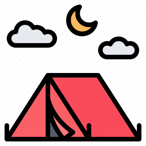 Tent, camping, camp, adventure, nature, holiday, travel icon - Download on Iconfinder