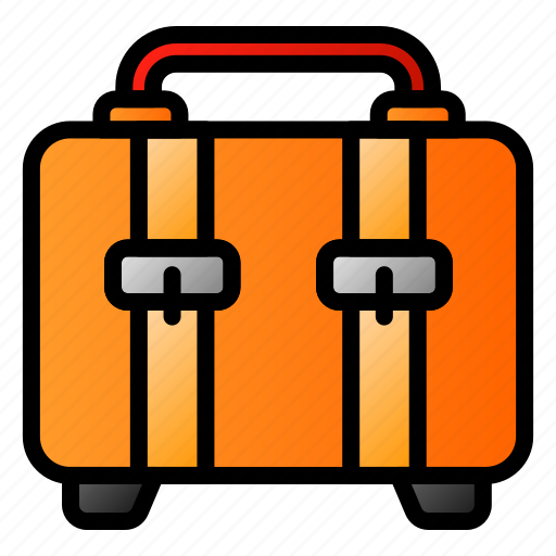 Icon, color, suitcase, bag, shopping, cart icon - Download on Iconfinder