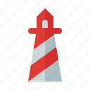 lighthouse, beacon, sea, travel