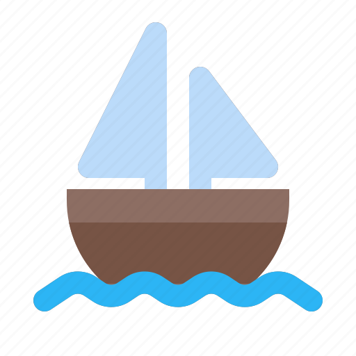 Sailboat, boat, travel, vacation icon - Download on Iconfinder