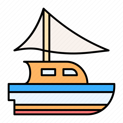 Boat, speedboat, motorboat, transportation, travel, holidays icon - Download on Iconfinder