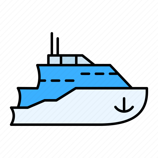 Boat, speedboat, motorboat, powerboat, transportation, travel, holidays icon - Download on Iconfinder
