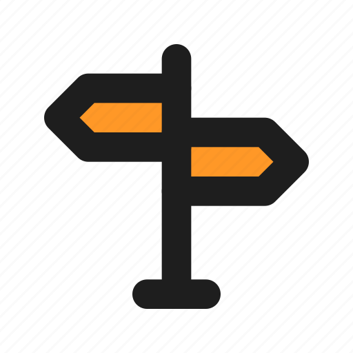 Signpost, way, direction, sign, post icon - Download on Iconfinder