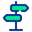 signpost, sign, arrow, direction 