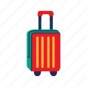 suitcase, baggage, vacation, travel, holiday, bag, summer