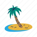 coconut, tree, islands, summer, travel, holiday, plant, nature