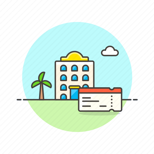 Hotel, ticket, travel, boarding, holiday, pass, summer icon - Download on Iconfinder