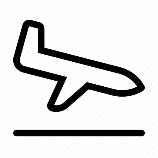Arrival, airplane, flying, departure, plane arrival, transportation, plane icon - Download on Iconfinder