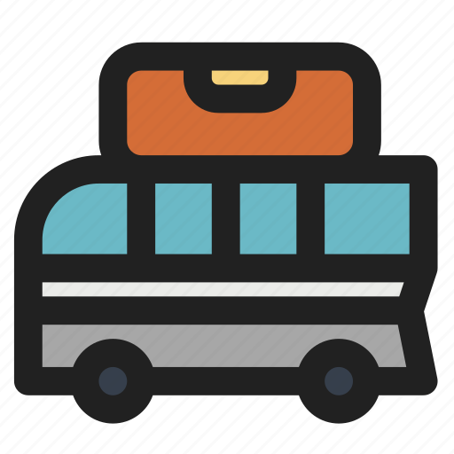 Bus, tourist, trip, traveling, travel, vacation, holiday icon - Download on Iconfinder