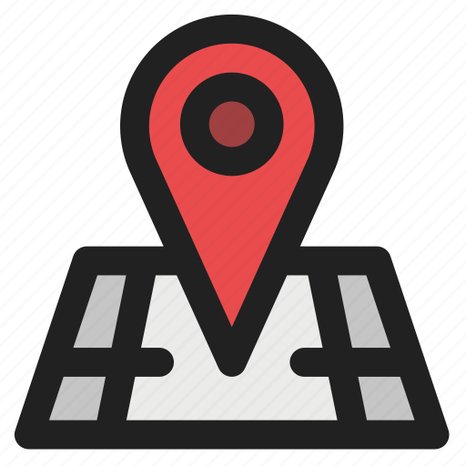 Gps, location, map, maps, navigation, pin, direction icon - Download on Iconfinder