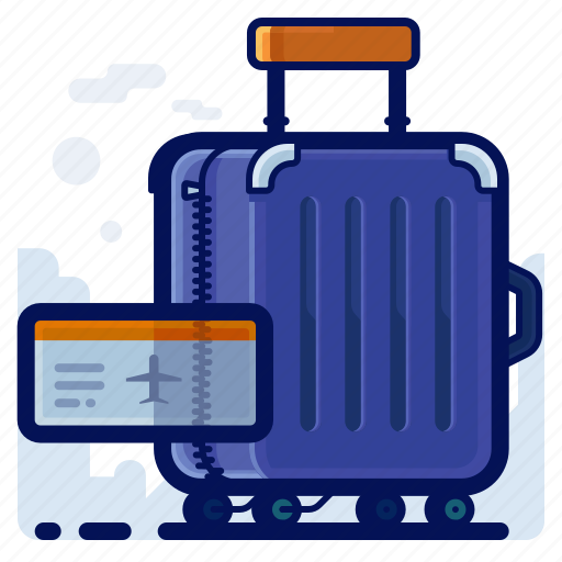 Airport, baggage, luggage, suitcase, tag, ticket icon - Download on Iconfinder