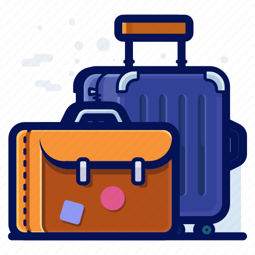 Airport, bag, baggage, case, luggage, suitcase icon - Download on Iconfinder