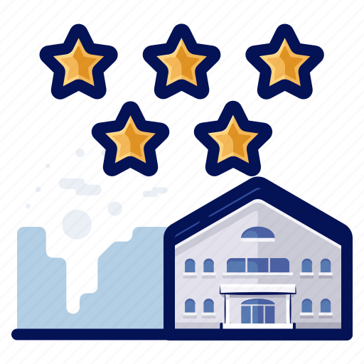 Five, holiday, hostel, hotel, stars, travel, vacation icon - Download on Iconfinder