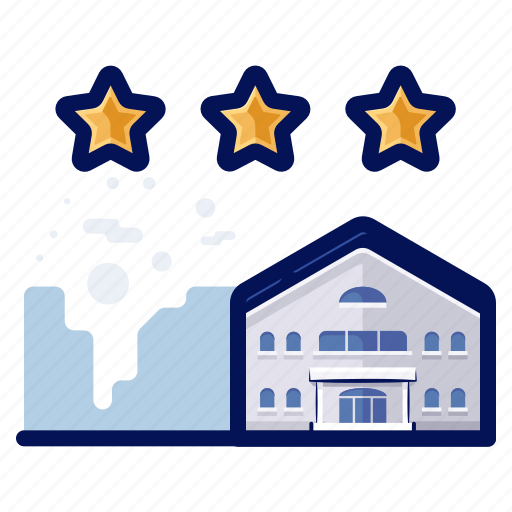 Holiday, hostel, hotel, stars, three, travel, vacation icon - Download on Iconfinder