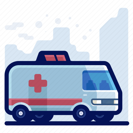 Ambulance, emergency, medical, transportation, travel, vehicle icon - Download on Iconfinder