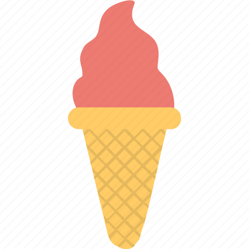 Dessert, frozen food, ice cream, sundae, waffle cone icon - Download on Iconfinder