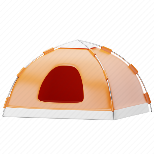 Tent, camping, camp, outdoor, travel 3D illustration - Download on Iconfinder