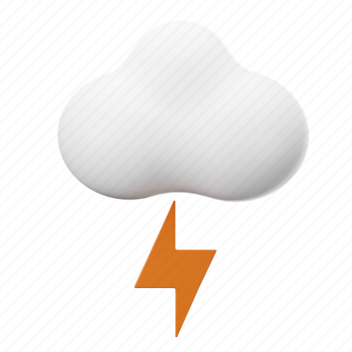 Weather, lighting, cloud, cloudy 3D illustration - Download on Iconfinder