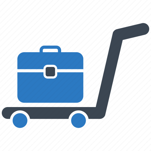 Cart, delivery, hand, office bag, trolley icon - Download on Iconfinder