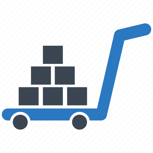 Cart, delivery, hand, trolley icon - Download on Iconfinder
