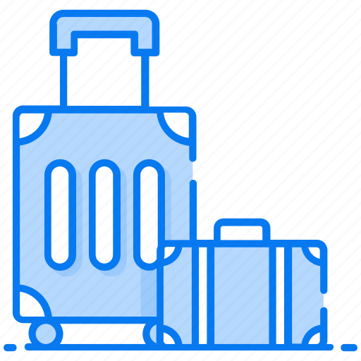 Baggage, briefcase, hand carry, luggage, suitcase, trolley bag icon - Download on Iconfinder