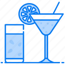 cocktail, glass, lemonade, margarita, martini, summer drink