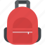 backpack, backsack, school bag, tourist bag, travelling bag 