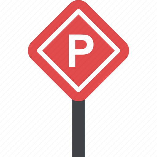 Directional sign, p sign board, parking sign, road sign, traffic sign icon - Download on Iconfinder