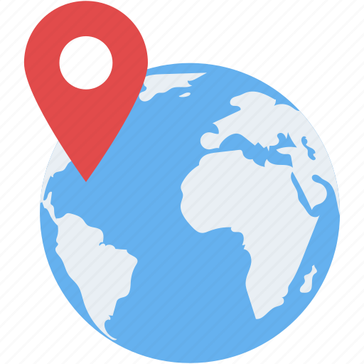 Address navigation, geolocation, global placeholder, global positioning system, gps icon - Download on Iconfinder