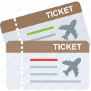 air ticket, airline ticket, airplane ticket, boarding pass, travel ticket 