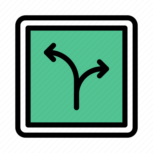 Arrow, direction, road, sign, travel icon - Download on Iconfinder