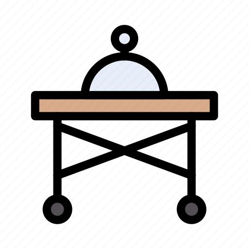 Dish, dishcover, food, hotel, trolley icon - Download on Iconfinder