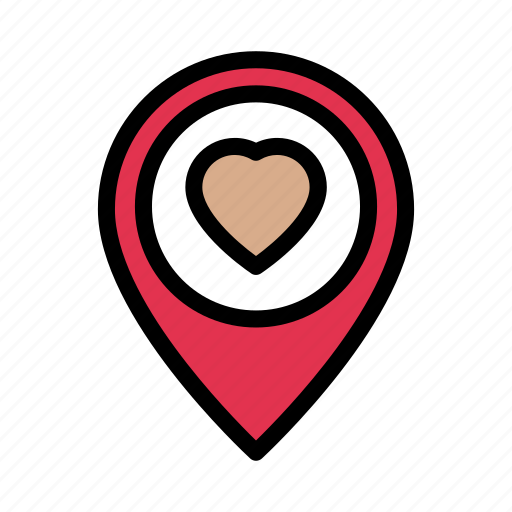 Favorite, heart, location, map, pin icon - Download on Iconfinder
