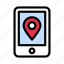 gps, location, mobile, phone, pin 