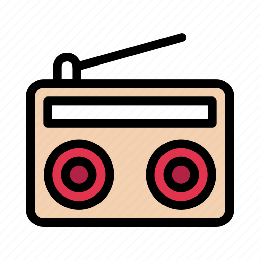 Antenna, audio, music, radio, tape icon - Download on Iconfinder