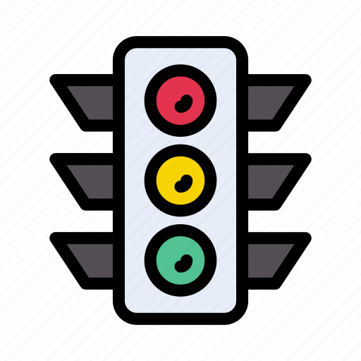 Light, road, signal, traffic, transport icon - Download on Iconfinder