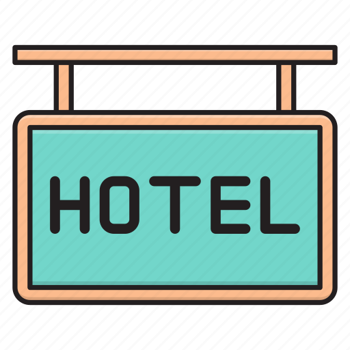 Banner, board, hanging, hotel, sign icon - Download on Iconfinder
