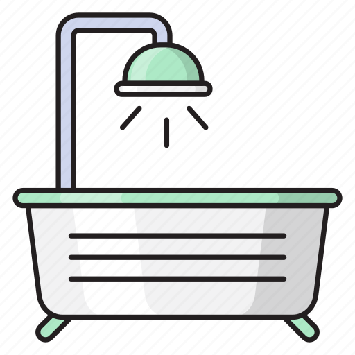 Bath, faucet, hotel, shower, tub icon - Download on Iconfinder
