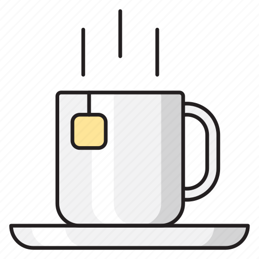 Cup, hot, mug, tea, teabag icon - Download on Iconfinder