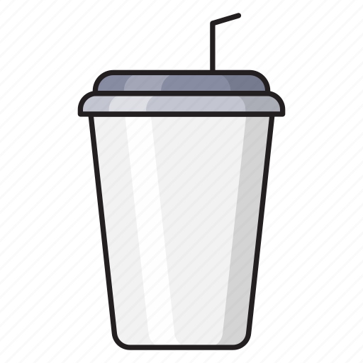 Coffee, straw, glass, beverage, juice icon - Download on Iconfinder