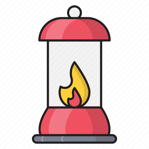 Burn, light, firelamp, lantern, flame icon - Download on Iconfinder