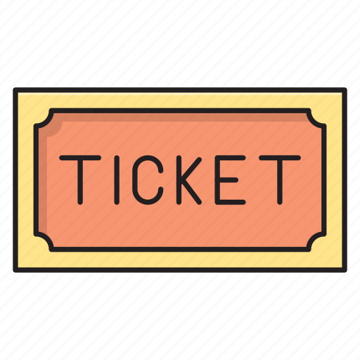 Ticket, theater, riffle, cinema, movie icon - Download on Iconfinder