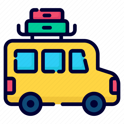 Travel bus, travel, camping van, camping, car, camper, tourism icon - Download on Iconfinder