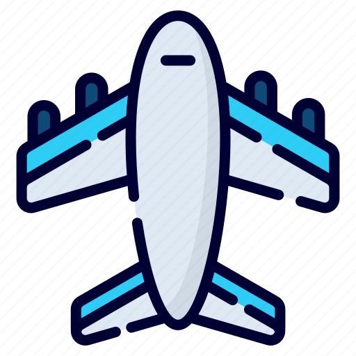 Airplane, plane, transportation, travel, aircraft, flight icon - Download on Iconfinder