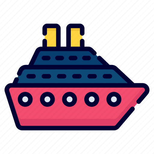 Ship, cruise, boat, sea, ocean, travel, water icon - Download on Iconfinder
