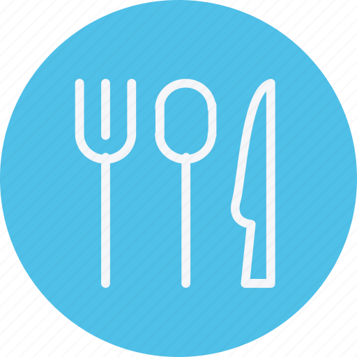 Cutlery, fork, knife, meal, restaurant, spoon, tableware icon - Download on Iconfinder